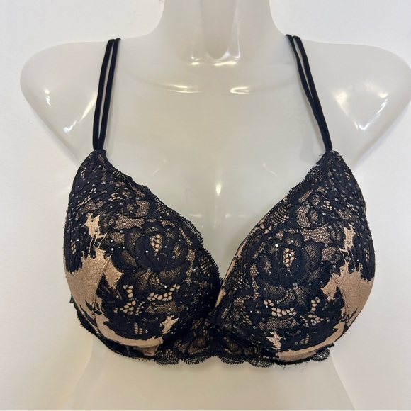 ◾️Victoria Secret Bombshell Push Up Lace Bejeweled Bra - Picture 1 of 6